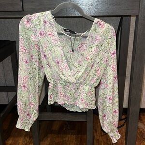 Zara Floral Top